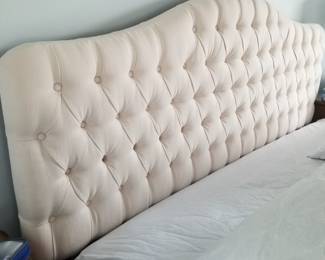 Tufted king headboard