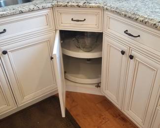 Cabinetry detail - lazy susan