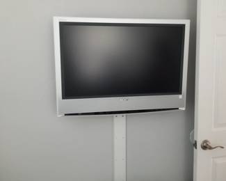 TV with wall mount