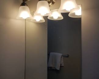 Vanity lights & mirror