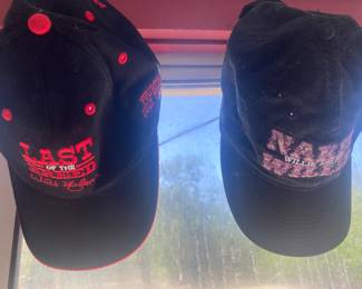 Many baseball caps. These are Willy Nelson!