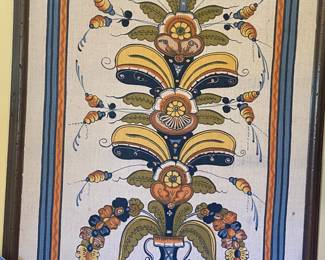 Screen print on linen from Denmark