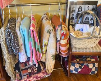 Quilts and throws and more linen pieces