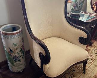 Pair of Regency Fireside chairs