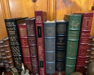 Easton Press leather bound books