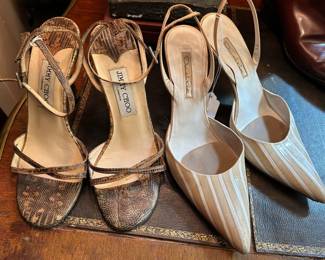 Jimmy Choo and Oscar de la Renta