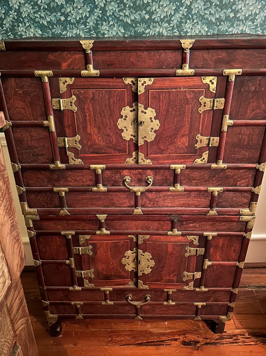 Japanese chest on another chest. Sold together
