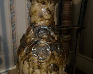 heavy ceramic vase