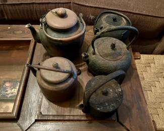 Metal teapots