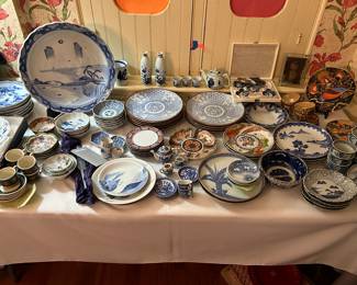 Japanese porcelain dishes