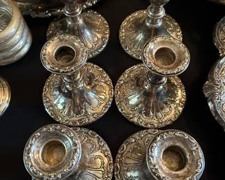 Gorham sterling candlesticks 