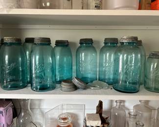 Blue Ball jars