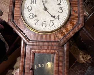 One of 30+ Japanese wall clocks