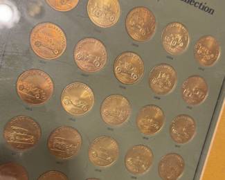 Franklin Mint automotive coins