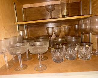 Waterford and other stemware
