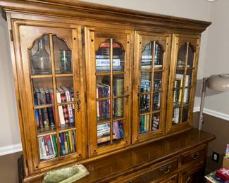 China cabinet, Books, more books