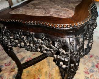 Gorgeous Asian marble coffee table  HEAVY!!  