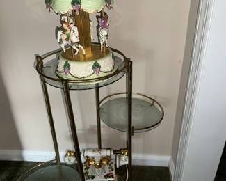 Carousel with horses