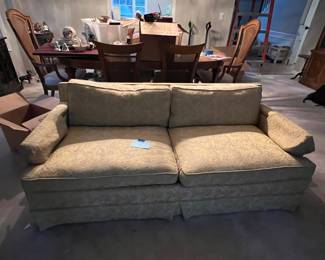 Vintage 1960 solid hardwood couch in perfect clean never used condition 