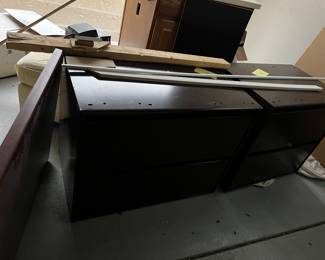 Metal lateral file cabinets 