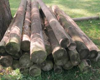 WOOD FENCE POSTS