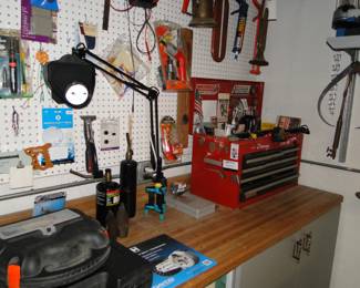 Tool box filled with tools