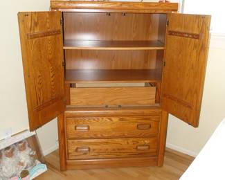 Large wardrobe with plenty of storage space