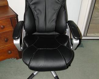 Super comfortable office chair, for home, or for the office, or for the garage, as you can roll down the driveway and get the mail