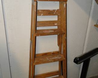 Wooden ladder, still qualifies as a tool
