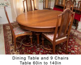 981 Dining Table and 4 Chairs 300.00 - Discounted Price 150.00