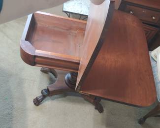 Antique Folding Game Table