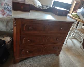 Antique Dresser with Marble top