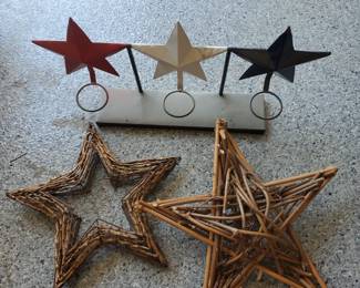 Vine Stars and Star Stand