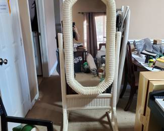 Fabulous Wicker Full Length Mirror