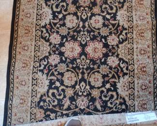 Black and Neutral Area Rug