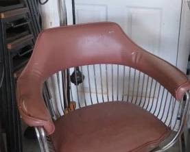 Vintage Barber Chair & Hair Dryer
