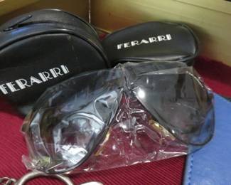 Vintage New Ferarri Folding Sunglasses