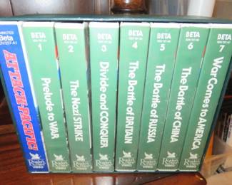 Readers Digest Video Collector's Edition Why We Fight Box Set Betamax WWll