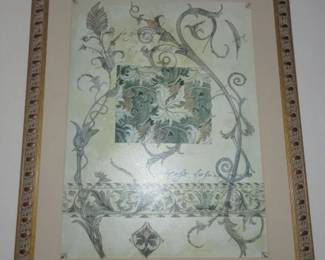 Botanical Waltz by Liz Jardine Framed Canvas Print     
 60" H x 49" W
