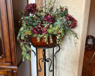 faux floral arrangement