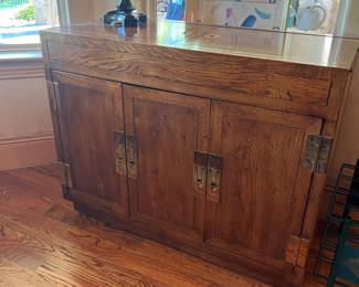 Henredon bar cabinet