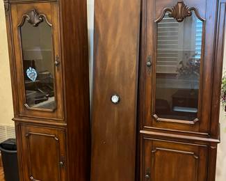 connecting curio cabinets