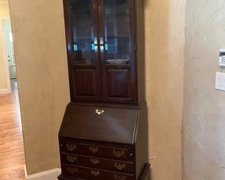 secretary desk with hutch