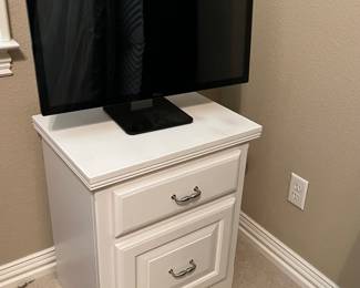 small white cabinet