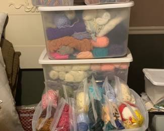 Vintage yarns in large and small quantities