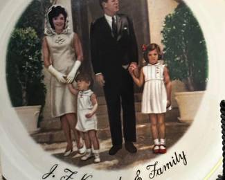 Presidential plates set of three