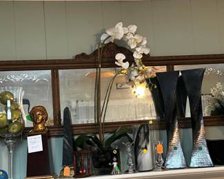 Eclectic mix of vintage and designer decor