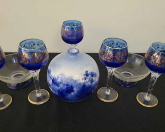 Handpainted glassware 