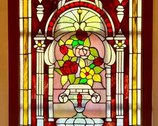 Stained Glass Window 
22"x47" 