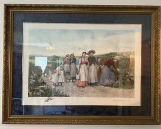 Berry Pickers by Jennie Brownscombe